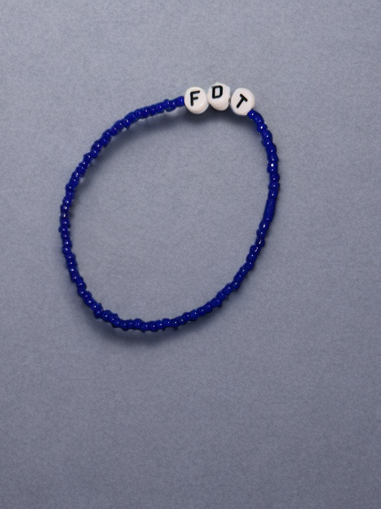 #FDT bracelet in blue